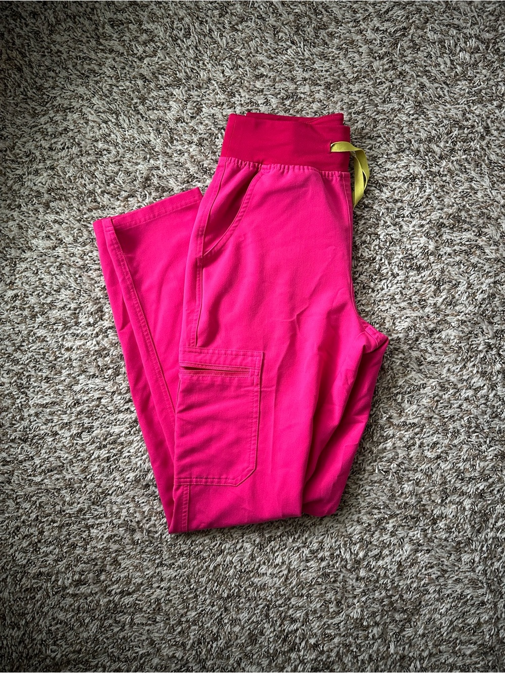 Figs Women’s Shocking Pink Straight Leg Pants